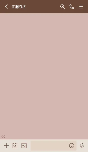 [LINE着せ替え] 大人かわいいリボン2＊くすみピンクの画像3