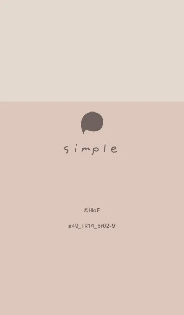 [LINE着せ替え] a49_14_ベージュ ブラウン2-9の画像1