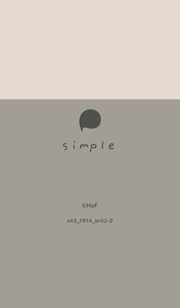 [LINE着せ替え] a49_14_スモーキーアッシュ ブラウン2-9の画像1