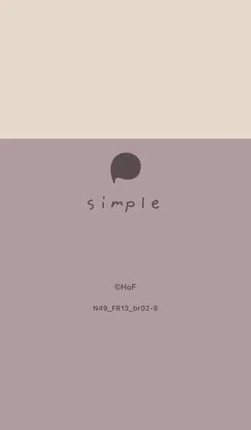 [LINE着せ替え] N49_13_ショコラ ブラウン2-9の画像1