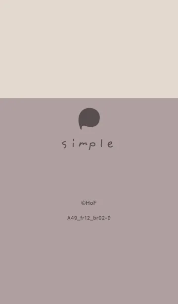 [LINE着せ替え] A49.12_ショコラ ブラウン2-9の画像1