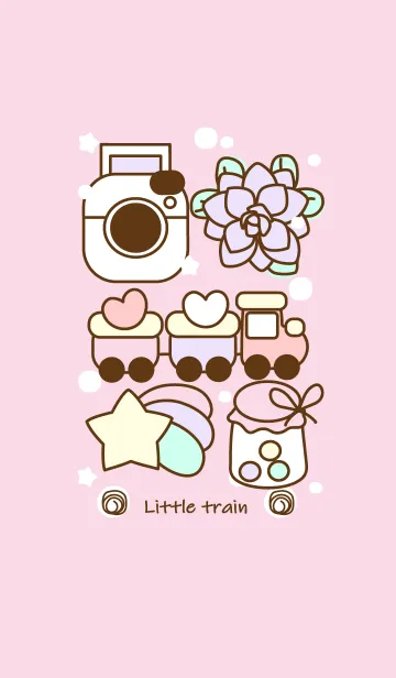 [LINE着せ替え] Little train little heartの画像1