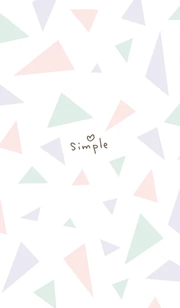 [LINE着せ替え] シンプル大人 三角24の画像1