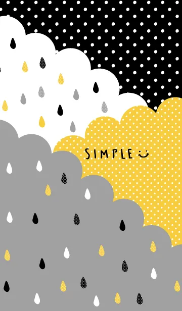 [LINE着せ替え] カラフル雫-オレンジ2-の画像1