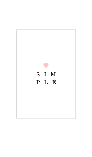 [LINE着せ替え] - SIMPLE - HEART 45の画像1