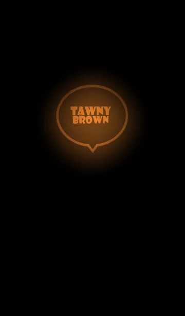 [LINE着せ替え] Tawny Brown Neon Theme Vr.1 (JP)の画像1