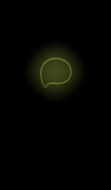 [LINE着せ替え] Army Green Neon Theme Ver.8 (JP)の画像1