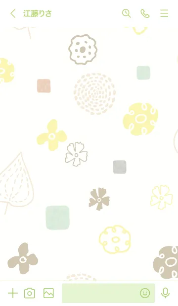 [LINE着せ替え] 花咲く季節29の画像3