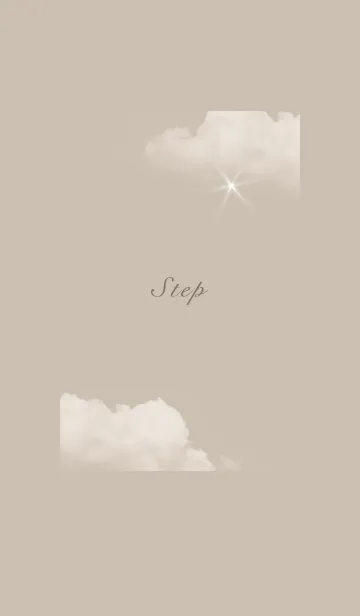 [LINE着せ替え] ～Step♥ベージュ～の画像1