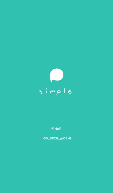 [LINE着せ替え] n50_26_グリーン8-6の画像1