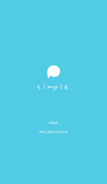 [LINE着せ替え] N50_24_ブルー3-6の画像1