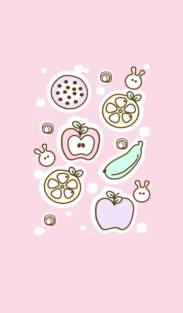 [LINE着せ替え] Fruit stickerの画像1