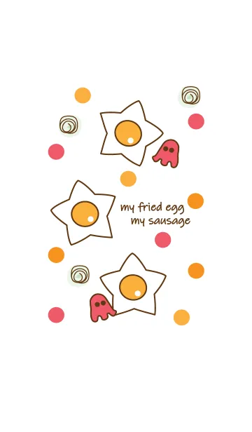 [LINE着せ替え] Fried egg & Sausage 3の画像1