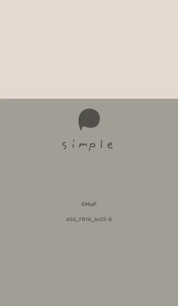 [LINE着せ替え] A50.14_スモーキーアッシュ ブラウン2-6の画像1