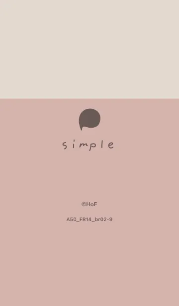 [LINE着せ替え] A50.14_ピンク ブラウン2-9の画像1