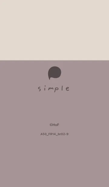 [LINE着せ替え] A50.14_ショコラ ブラウン2-9の画像1