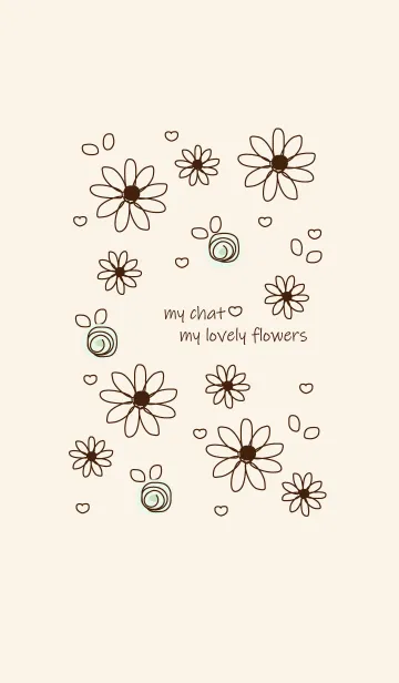 [LINE着せ替え] Little flowers (Drawing ver) 11の画像1