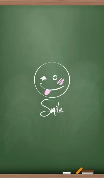 [LINE着せ替え] Black Board Smile 5の画像1