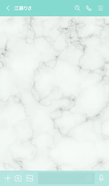 [LINE着せ替え] ～大人女子の大理石♥グリーン～の画像3