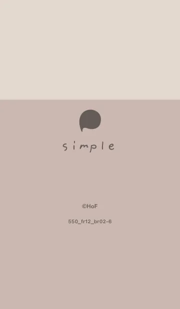 [LINE着せ替え] 550.12_ベージュ2 ブラウン2-6の画像1