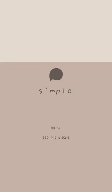 [LINE着せ替え] 550.12_ベージュ3 ブラウン2-6の画像1