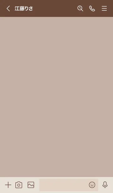 [LINE着せ替え] 550.12_ベージュ3 ブラウン2-6の画像3