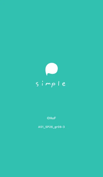 [LINE着せ替え] A51.26_グリーン8-3の画像1