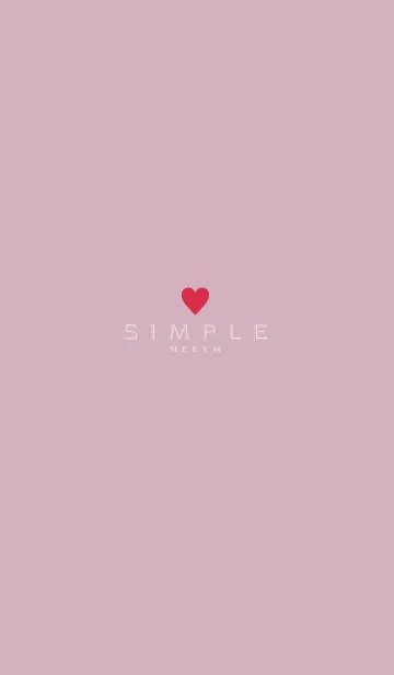 DUSKY PINK.SIMPLE 17の着せ替えメイン画像