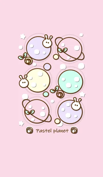 [LINE着せ替え] Cute pastel planet :)の画像1