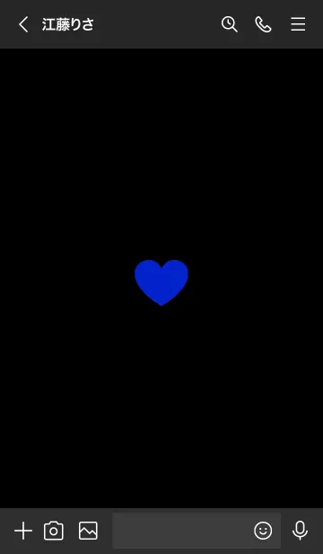 [LINE着せ替え] シンプル ハート No.1-B19の画像3