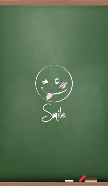 [LINE着せ替え] Black Board Smile 7の画像1