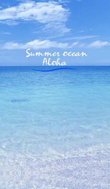 [LINE着せ替え] Summer ocean ALOHA 44の画像1