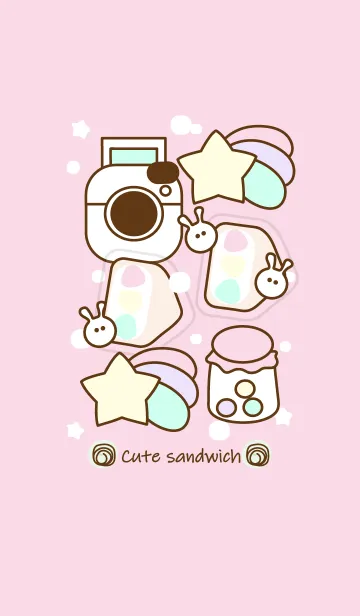 [LINE着せ替え] Cute pastel sandwich 2の画像1