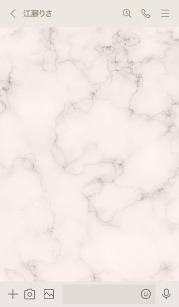 [LINE着せ替え] ～大人女子の大理石♥ライトベージュ～の画像3