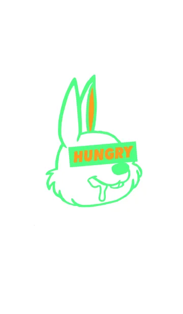 [LINE着せ替え] ハングリー ラビット 09の画像1