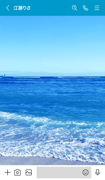 [LINE着せ替え] VAST OCEAN SUMMER 36 -MEKYM-の画像3