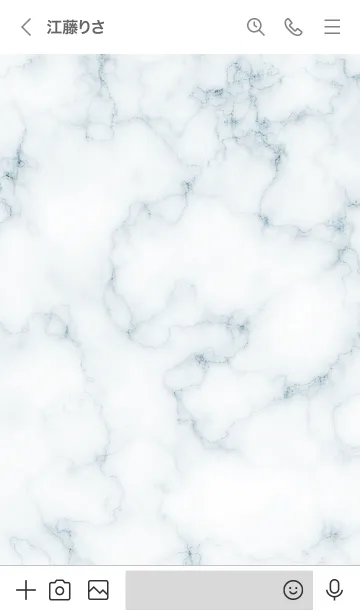 [LINE着せ替え] ～大人女子の大理石♥ブルー2～の画像3