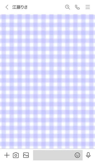 [LINE着せ替え] Gingham Check Theme ♡ -2021- 46の画像3