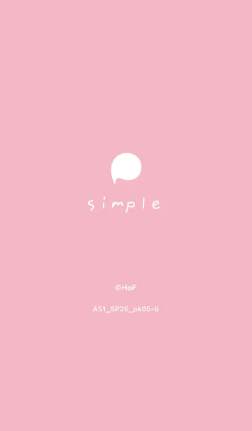 [LINE着せ替え] A51.26_ピンク5-6の画像1