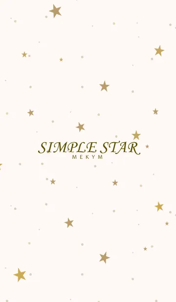[LINE着せ替え] SIMPLE STAR - NATURAL YELLOW - 31の画像1