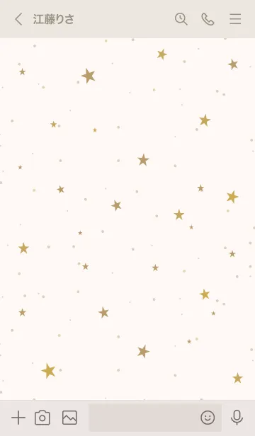 [LINE着せ替え] SIMPLE STAR - NATURAL YELLOW - 31の画像3