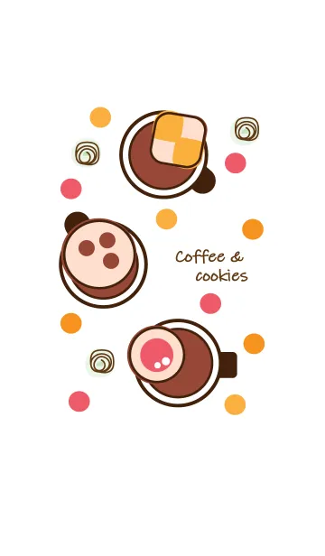 [LINE着せ替え] Coffee & Cookies 2の画像1