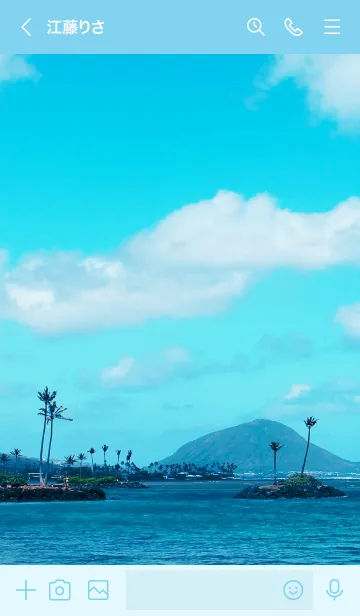 [LINE着せ替え] I LOVE HAWAII -MEKYM- 45の画像3