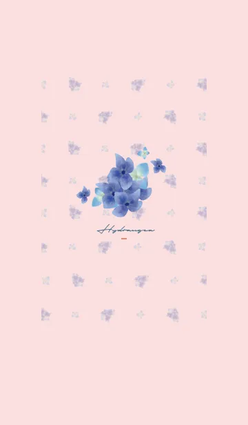 [LINE着せ替え] 赤 : 紫陽花の画像1