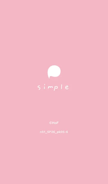 [LINE着せ替え] n51_26_ピンク5-6の画像1