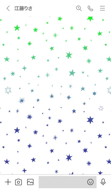 [LINE着せ替え] ミニ スターズ 05の画像3