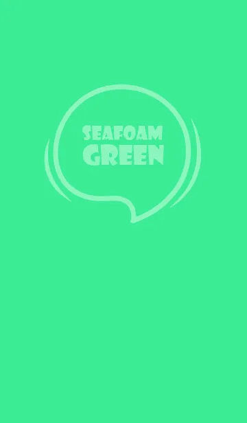 [LINE着せ替え] Love Seafoam Green  Theme Vr.7 (JP)の画像1