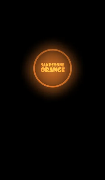 [LINE着せ替え] Sandstone Orange  Neon Theme Ver.2 (JP)の画像1