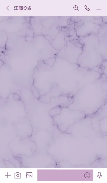 [LINE着せ替え] ～大人女子の大理石♥パープル5～の画像3