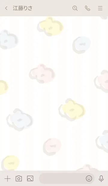 [LINE着せ替え] 手書きお花 ランダム20の画像3